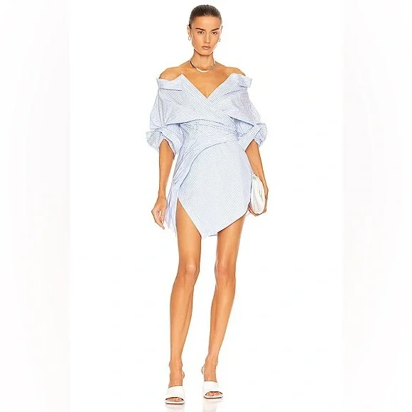 Alexander wang tie front dress online